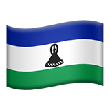 Flag: Lesotho Emoji, Apple style