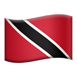 Flag: Trinidad & Tobago Emoji, Apple style