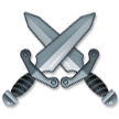 Crossed Swords Emoji, Samsung style