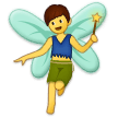 Man Fairy Emoji, Samsung style