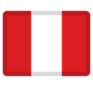 Flag: Peru Emoji, Facebook style