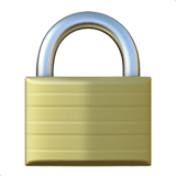 Lock Emoji, Apple style