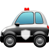 Police Car Emoji, Apple style