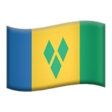 Flag: St. Vincent & Grenadines Emoji, Apple style