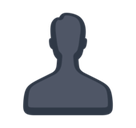 Bust in Silhouette Emoji, Facebook style