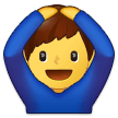 Man Gesturing Ok Emoji, Samsung style