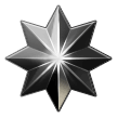 Eight-Pointed Star Emoji, Samsung style