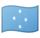 Flag: Micronesia Emoji, Microsoft style
