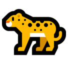 Leopard Emoji, Microsoft style