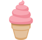 Soft Ice Cream Emoji, Facebook style