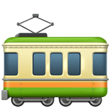 Railway Car Emoji, Apple style