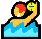 Man Playing Water Polo Emoji, Microsoft style