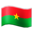 Flag: Burkina Faso Emoji, Samsung style