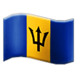 Flag: Barbados Emoji, Samsung style