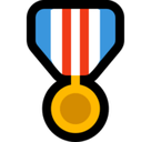 Military Medal Emoji, Microsoft style