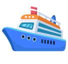 Passenger Ship Emoji, Facebook style