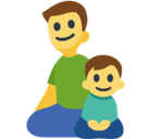 Family: Man, Boy Emoji, Facebook style