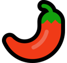 Hot Pepper Emoji, Microsoft style
