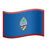 Flag: Guam Emoji, Apple style