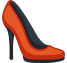 High-Heeled Shoe Emoji, Facebook style