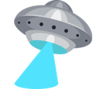 Flying Saucer Emoji, Facebook style