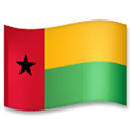 Flag: Guinea-Bissau Emoji, LG style
