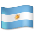 Flag: Argentina Emoji, LG style