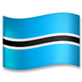 Flag: Botswana Emoji, LG style