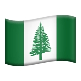 Flag: Norfolk Island Emoji, Apple style