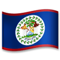 Flag: Belize Emoji, LG style