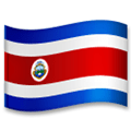 Flag: Costa Rica Emoji, LG style