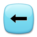 Left Arrow Emoji, LG style