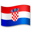 Flag: Croatia Emoji, LG style