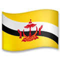 Flag: Brunei Emoji, LG style
