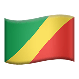 Flag: Congo - Brazzaville Emoji, Apple style