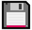 Floppy Disk Emoji, Microsoft style