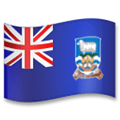 Flag: Falkland Islands Emoji, LG style