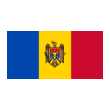 Flag: Moldova Emoji, Google style
