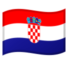 Flag: Croatia Emoji, Microsoft style