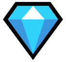 Diamond Emoji, Microsoft style