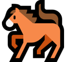 Horse Emoji, Microsoft style
