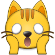 Weary Cat Face Emoji, Samsung style