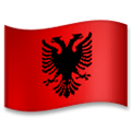 Flag: Albania Emoji, LG style