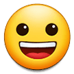 Grinning Face Emoji, Samsung style