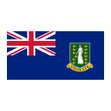 Flag: British Virgin Islands Emoji, Google style