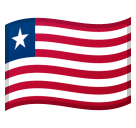 Flag: Liberia Emoji, Microsoft style