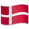 Flag: Denmark Emoji, LG style