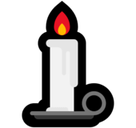 Candle Emoji, Microsoft style