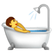 Person Taking Bath Emoji, Samsung style