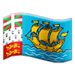 Flag: St. Pierre & Miquelon Emoji, Samsung style
